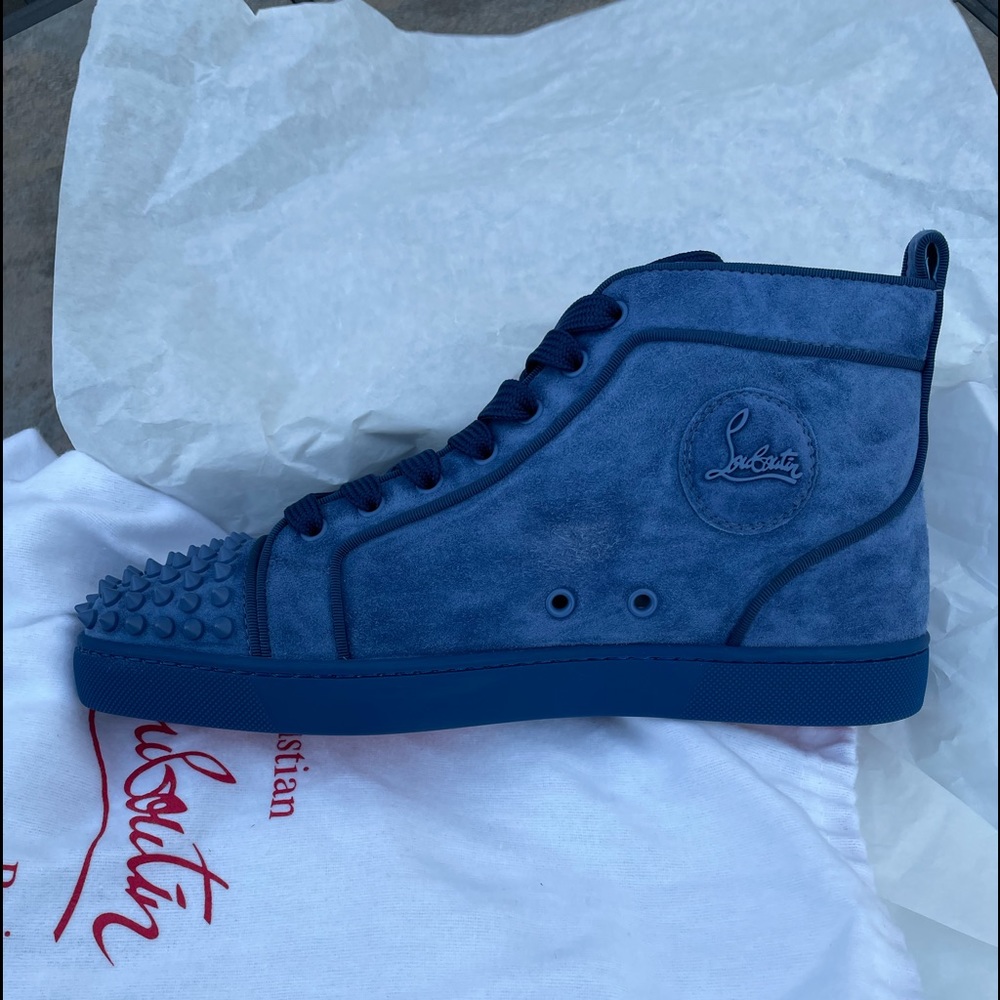 Lou spikes orlato flat veau velours /gg size 8.5